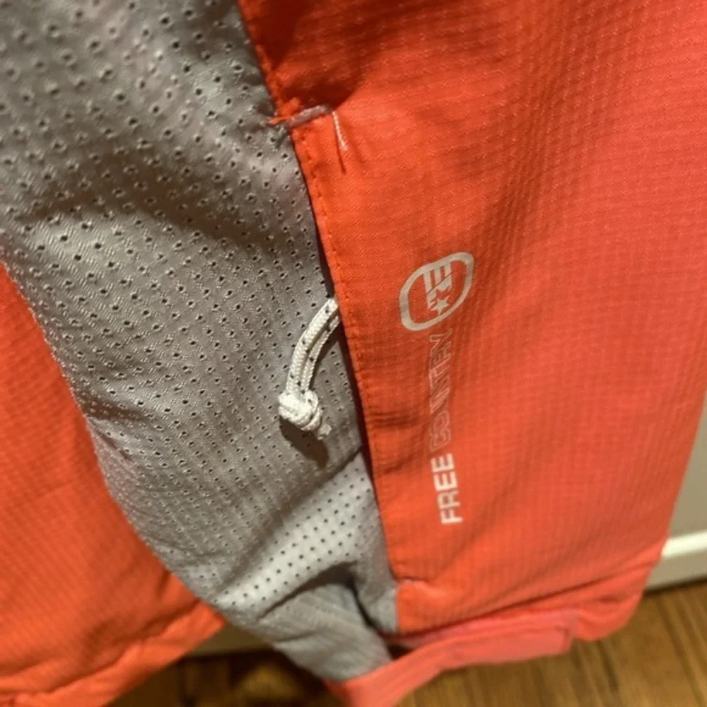 Free Country Women's L Orange/gray Athletic Jacket‎ 3642